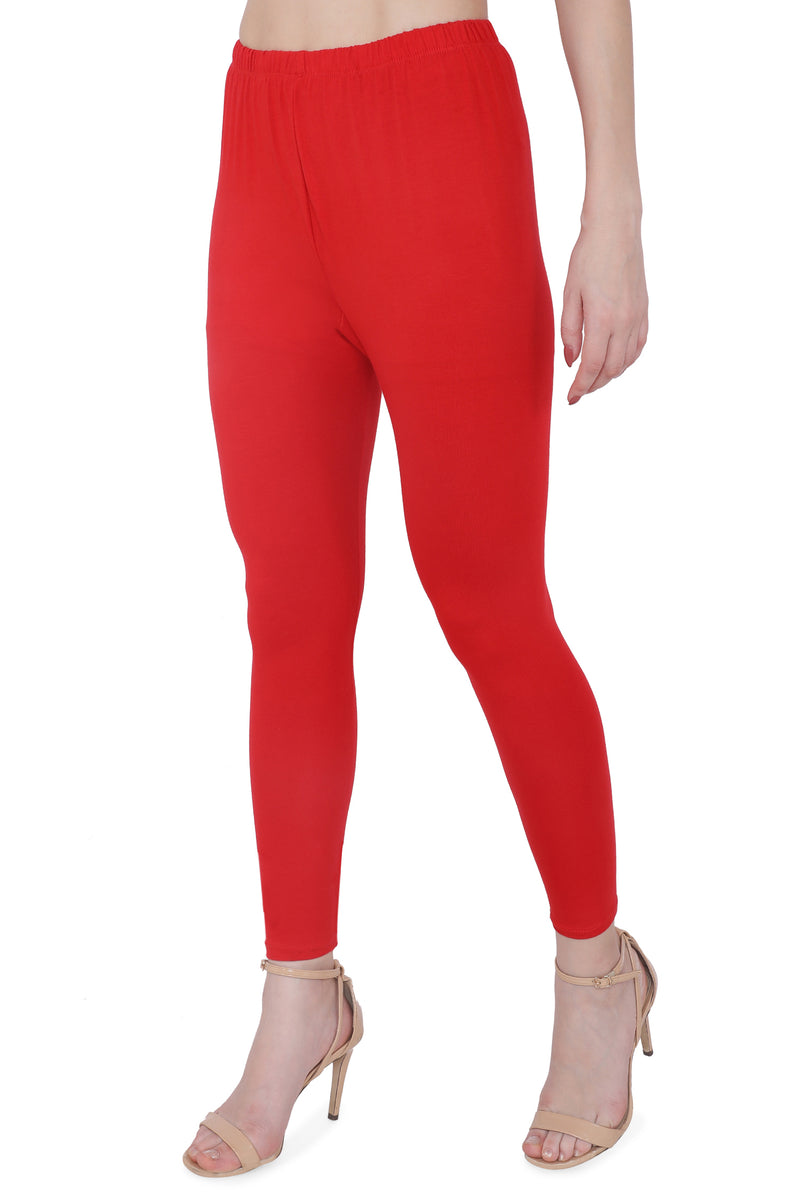 TRASA Women's Cotton Slim Fit Ankle Leggings - testing
