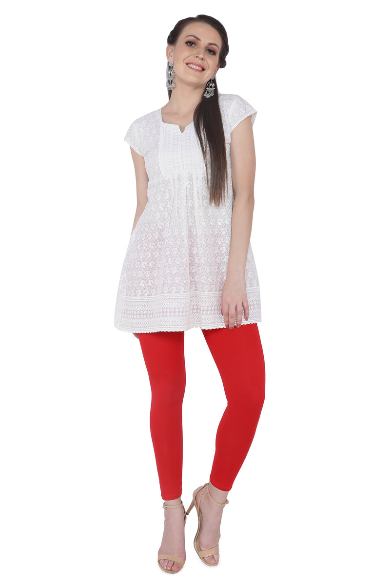 TRASA Women's Cotton Slim Fit Ankle Leggings - testing