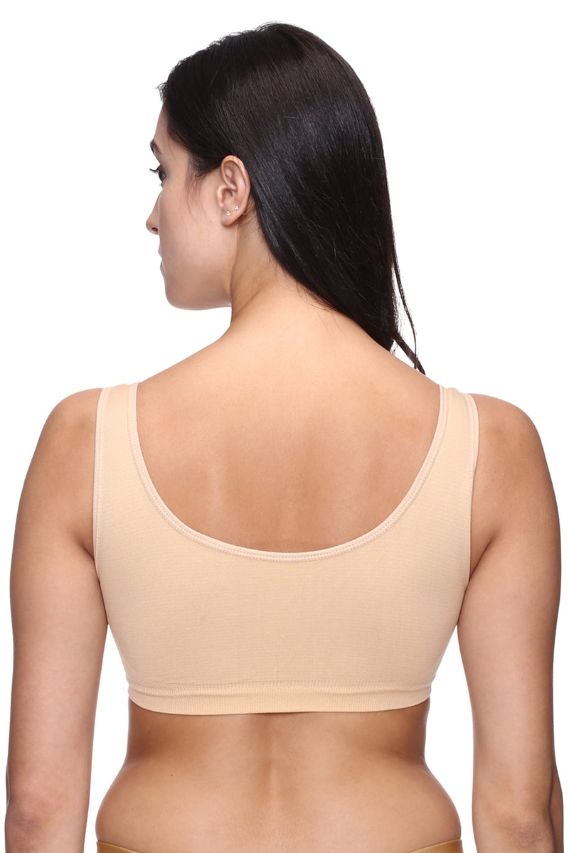 Trasa Broad strip Stretchable Non-Padded and Non-Wired Bra for Women's  and Girls Pack of 3