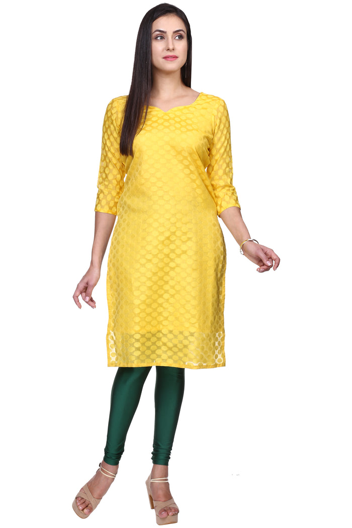 Trasa Shining Lycra Women's and Girls Full Length Churidar Leggings- Forest Green