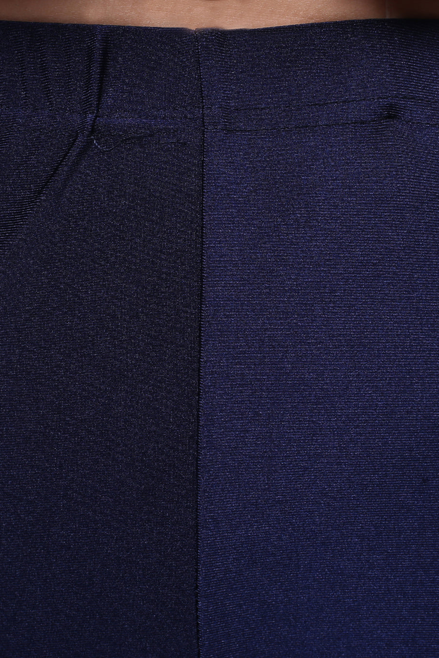Trasa Shining Lycra Women's and Girls Full Length Churidar Leggings - Navy Blue