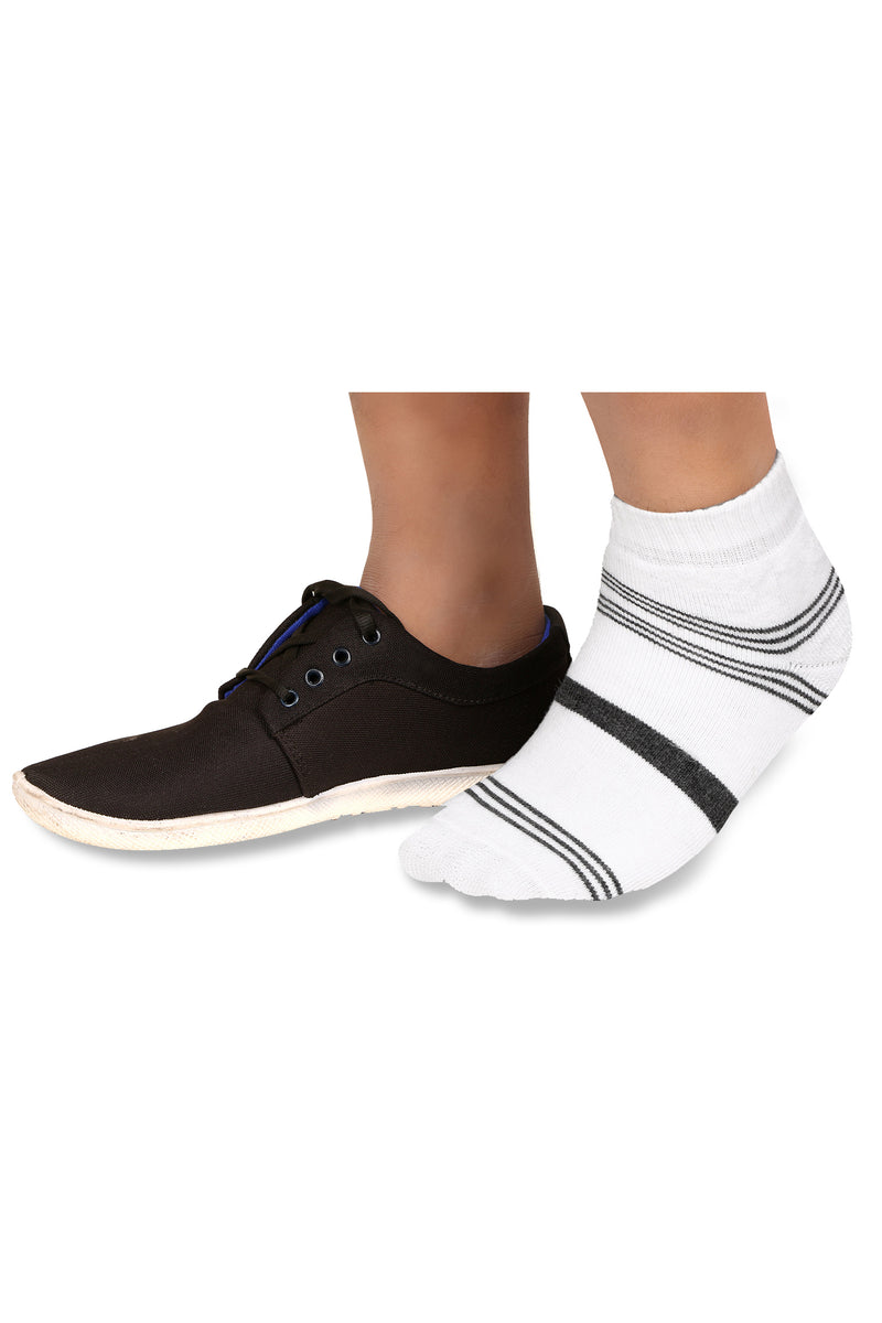 Trasa Men's Full ankle Length Sports Wear Socks - Pack of 3
