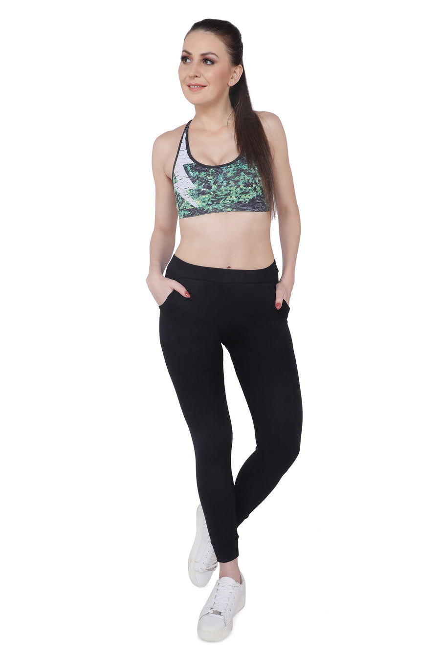 Trasa Casual Trousers track pant for Women's - Black
