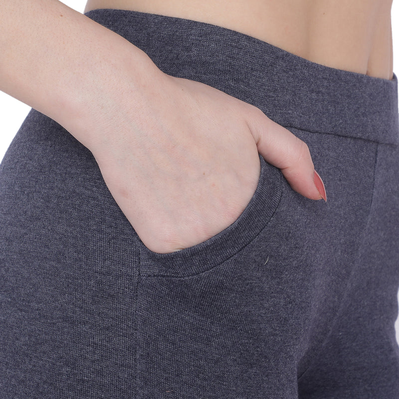Trasa Casual Trousers track pant for Women's - Grey