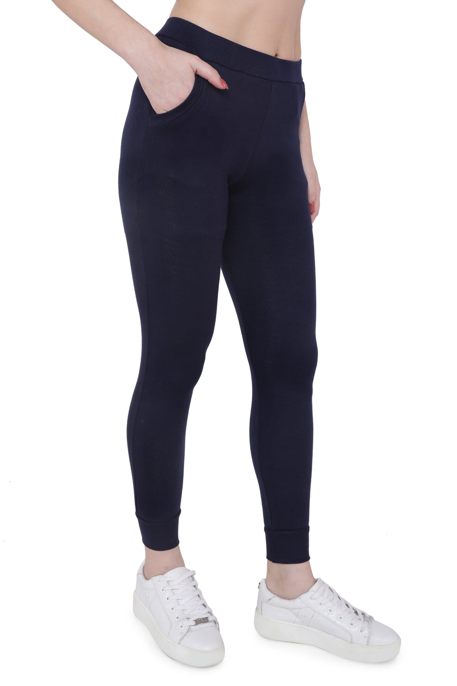Trasa Casual Trousers track pant for Women's - Navy blue