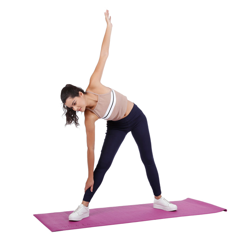 TRASA Women's & Girl's Yoga Track pant - Navy Blue Strip