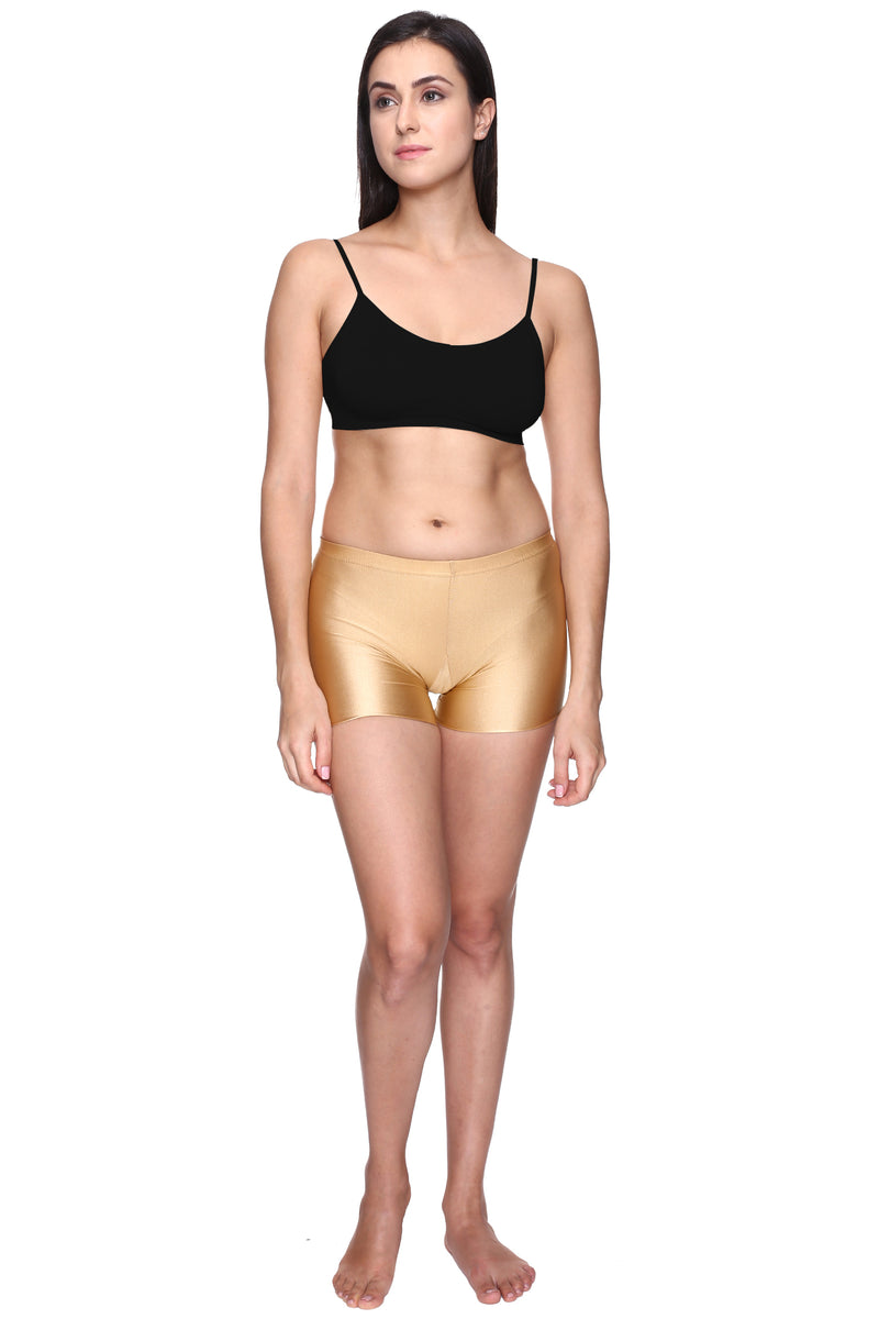 Trasa Non-Padded and Non-Wired Bra for Women and Girls - Black White and Beige