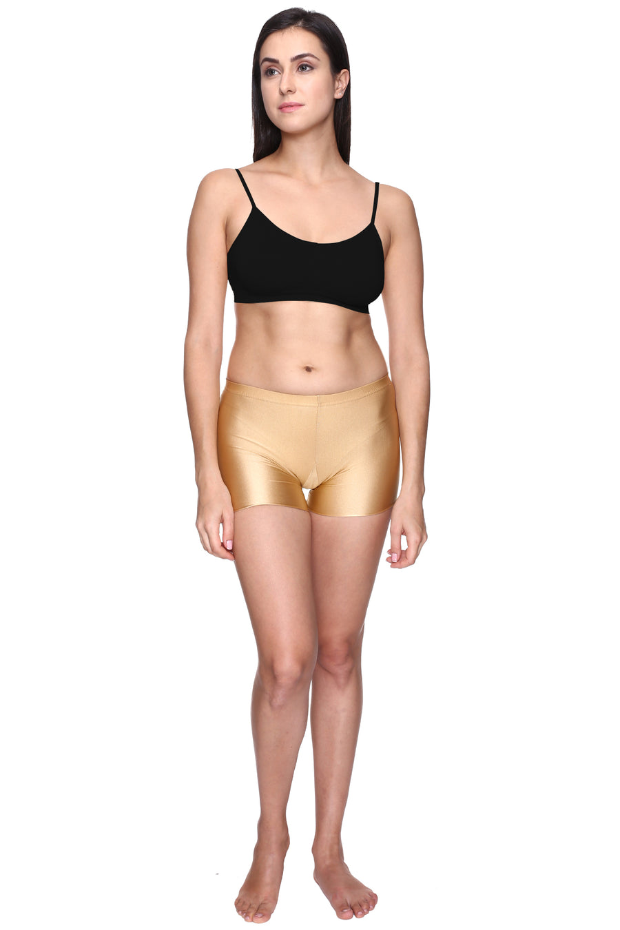 Trasa Non-Padded and Non-Wired Bra for Women and Girls - Black White and Beige