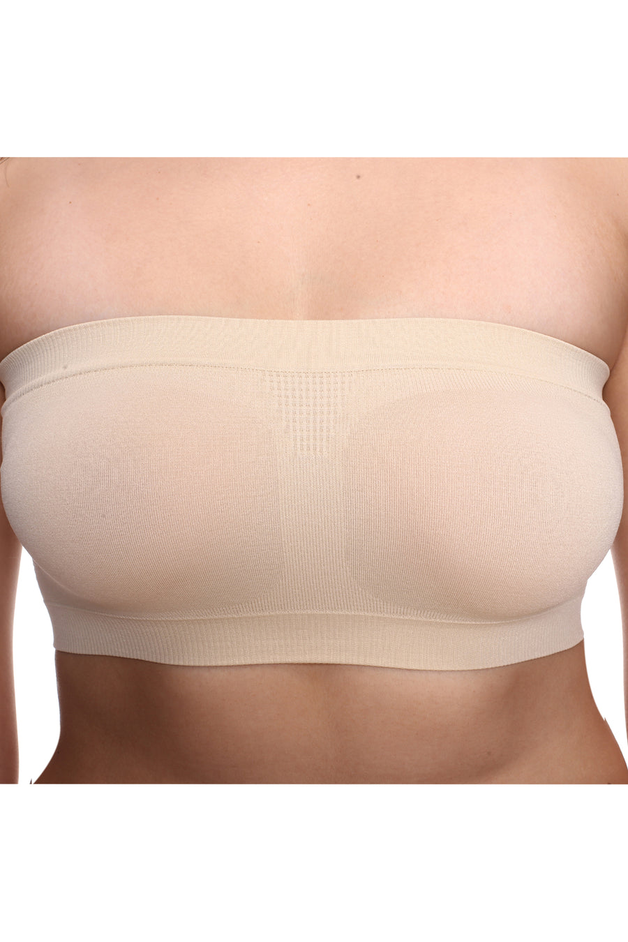 Trasa Strapless Tube Bra for Women's and Girls - Beige