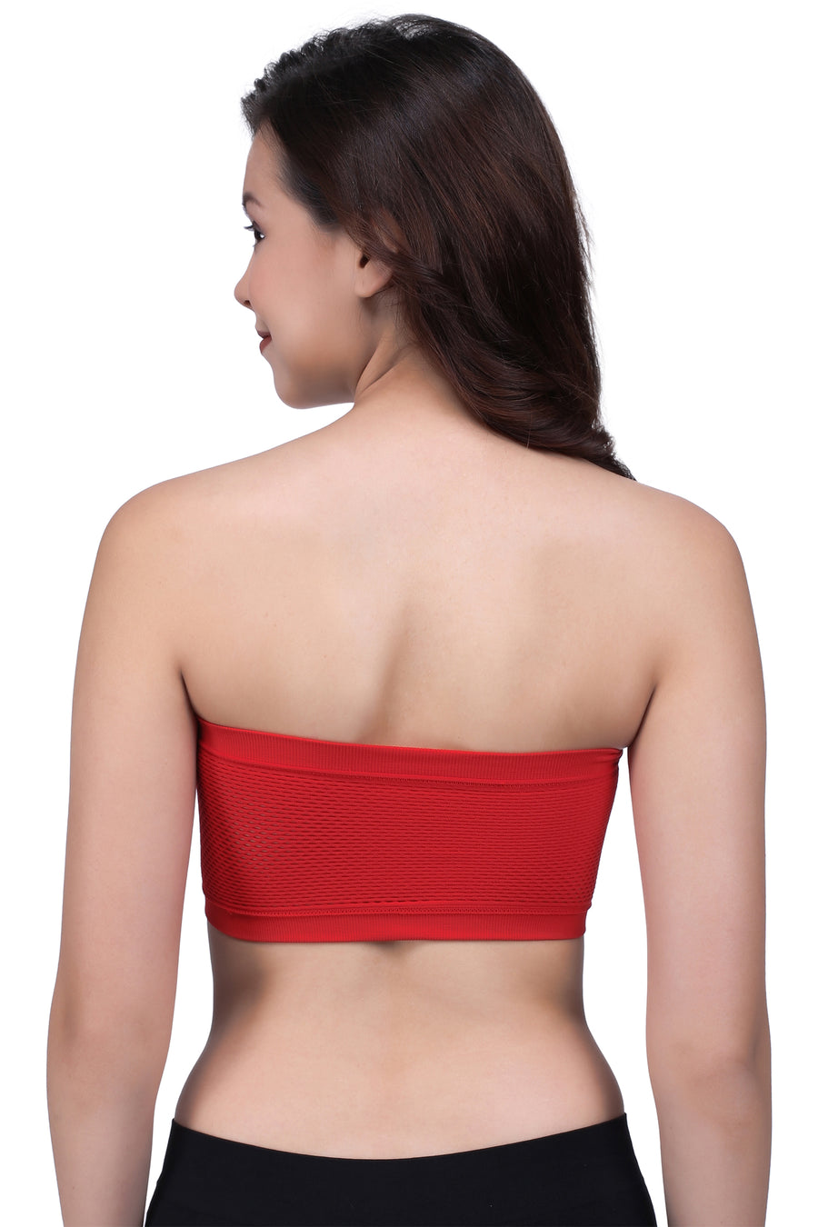 Trasa Strapless Tube Bra for Women's and Girls - Red