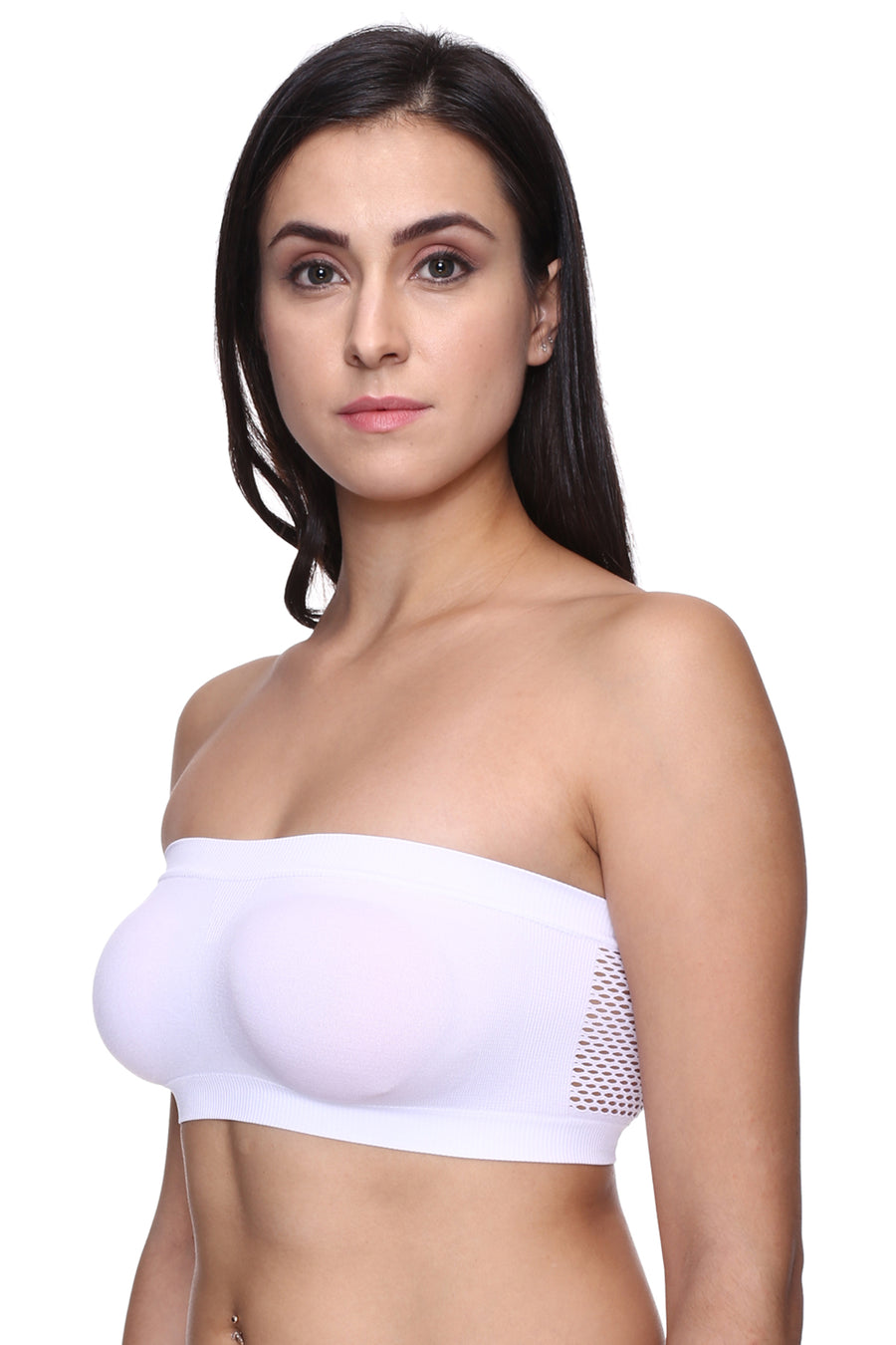 Trasa Strapless Tube Bra for Women's and Girls - White