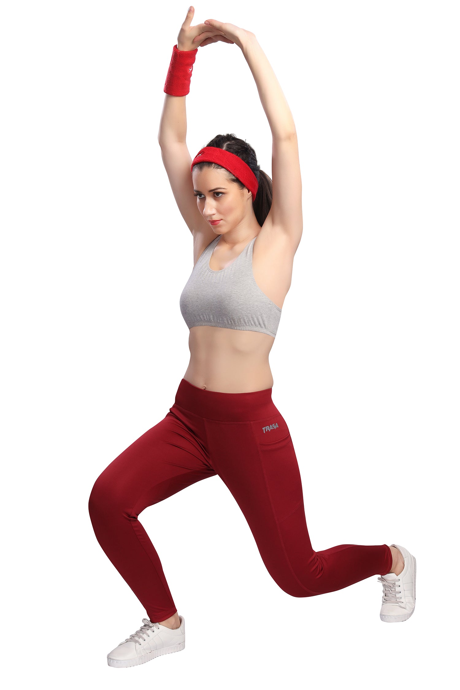 TRASA Active Printed Yoga Pants for Women's Gym High Waist, Tummy Control, Workout  Pants 4 Way Stretch Yoga Leggings - Sky Blue, Size - S : : Fashion